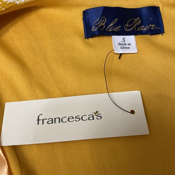 Francesca’s Faux Wrap Ruffle Skirt Dress - Picture 3 of 7